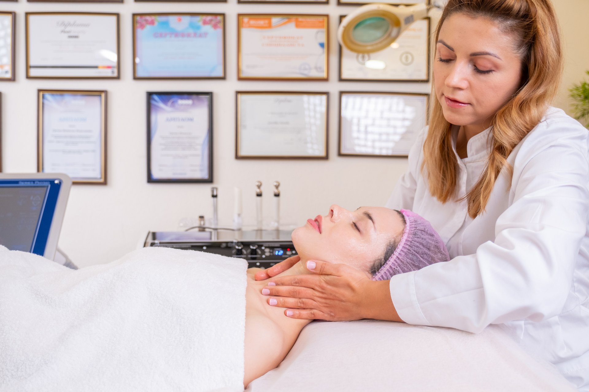 Recepción del clínica estética LUMIÈRE Zaragoza